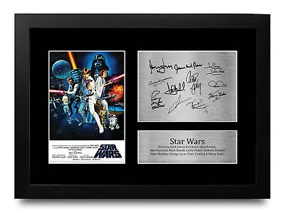 Star Wars New Hope Cast Mark Hamill Carrie Fisher Harrison Ford For Movie Fans • $24.86