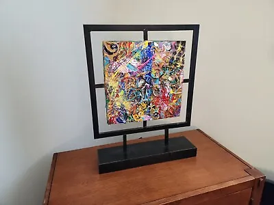 Metal Framed Handpainted Art Stand Object D' Art • $180