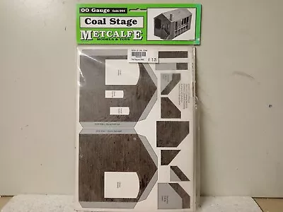 OO Gauge Model Railways Card Kit  Of A Large Coal Stage By Metcalfe • £9.87