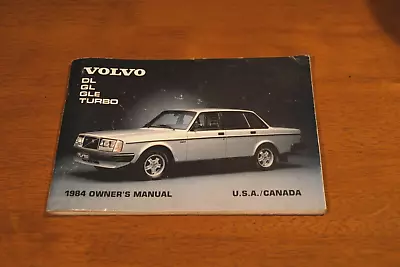 1984 Volvo 240 DL GL GLE Turbo Owner's Manual • $19.95