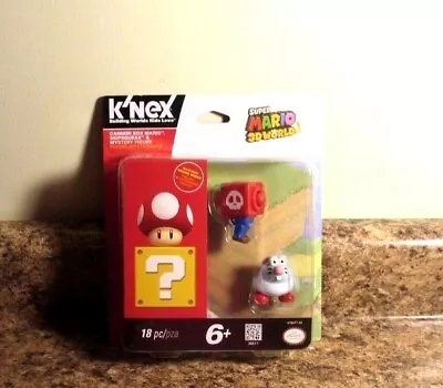  K'NEX Super Mario 3D World Cannon Box Mario Skipsqueak Mystery Figure NEW • $24.95