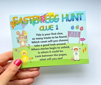 Easter Egg Hunt Indoor Clues Games Bag Basket Ideas Party - 2024 EDITION • £4.50