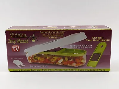 New In Box Vidalia Chop Wizard Pro Vegetable Chopper+Dicer Blade & Cover • $25