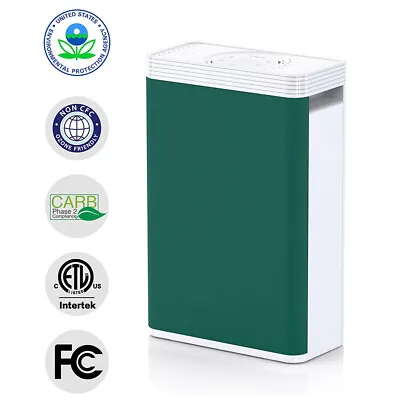 $139.99 • Buy Air Purifier For Home Large Room With Air Quality Monitoring Washable Pre-filter