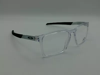 Oakley OX8055-0356 EXCHANGE Eyeglasses Polished Clear 56-17-136 • $89.99