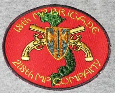 18th Military Police Brigade Army 218th MP Company Vietnam 2XL T-Shirt XXL Large • $15