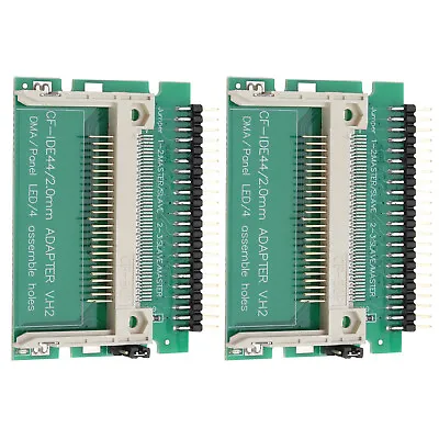 2x CF Card To IDE Adapter 44Pin 2.5  IDE Male Converter Adapter Card For Laptop • £7.82