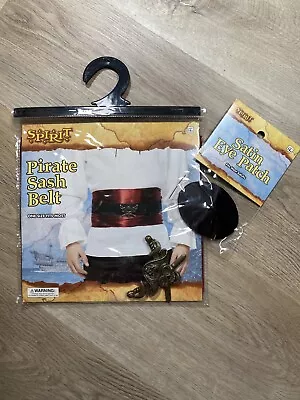 £13.62 • Buy Pirate Sash Belt With Eye Patch Spirit Halloween