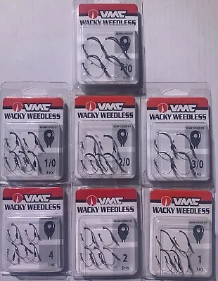 Vmc Ike Approved Wacky Weedless Hook Terminal Tackle Choose FEDEX 2 Day Read • $7.99