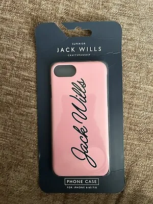 Pink Jack Wills IPhone Case. Fits 6/ 6S / 7 / 8 • £4.50