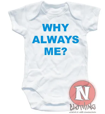 Naughtees Clothing Why Always Me Mario Balotelli Man City Manchester Babygrow • $6.20