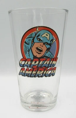 $6.26 • Buy Marvel Comics Classic Captain America 16oz Pint Vintage Drinking Glass