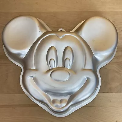 Wilton 2105-8310 Disney Mickey Mouse Face Cake Pan Baking Mold 1993 • $18.46