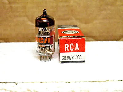 A Vintage Rca/mullard 6dj8/ecc88 Nos/nib Vacuum Tube • $120