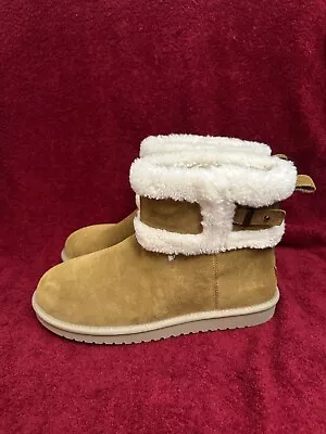 Koolaburra By Ugg Barlee Mini 1133079 Chestnut Size 11 Woman’s Boots • $30