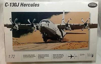 Testors Italeri Lockheed C-130J Hercules 1:72 Aircraft Model Open Complete Read • $45