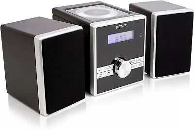 Denver Mini HiFi System CD Player For Home With Speakers - CD Micro System Main • £102.02