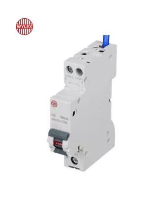 £18.95 • Buy Wylex  Nhxs1c06 6 Amp 30ma Type C Single Pole 1 Module Rcbo