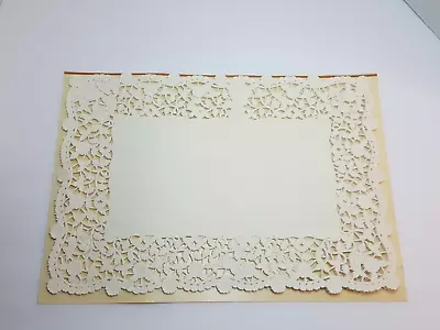 Vtg Hallmark French Lace Paper Lace Doilies Placemats Package Set Of 18 • $13.95