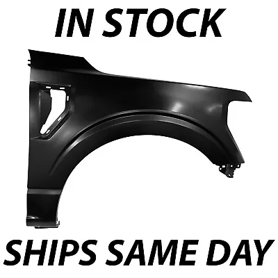 NEW Primered Steel Front RH Passenger Side Fender For 2021 2022 2023 Ford F-150 • $400.99