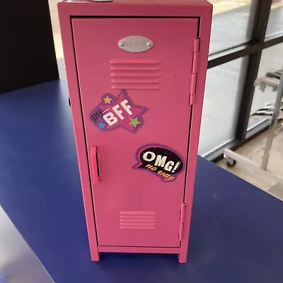 £13.74 • Buy Girl's Talk Pink Steel Toy Locker By Schylling W Magnets And 11 X 4.5 