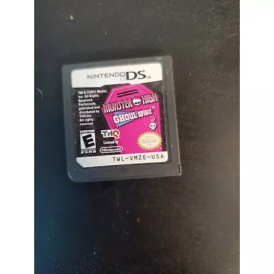 Nintendo DS Game Monster High Ghoul Spirit • $5