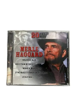 Merle Haggard CD 20 Greatest Hits By Merle Haggard CD Very Good Condition • $6.97