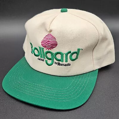 Vintage Bollgard Gene Monsanto K-Products Snapback Trucker Hat Farmer USA Cap • $16.99