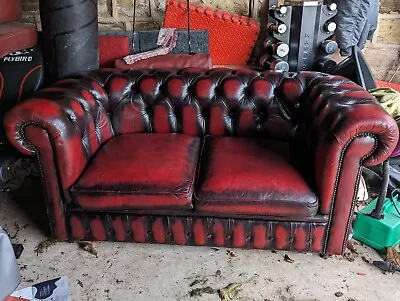 Chesterfield Sofa 2 Seater • £250