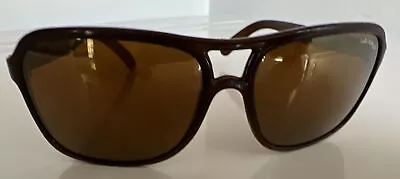 Authentic 80's Vintage BOLLE Acrylic 553 Sunglasses Brown Nylon France Prop • $39.97