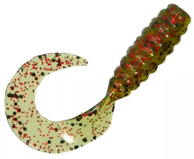 Zman GRUBZ 3.5  - Watermelon Red  - 10X Tough • $11.95