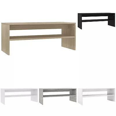 Coffee Table Engineered Wood Storage Shelf Side Table Multi Colours VidaXL • $98.99