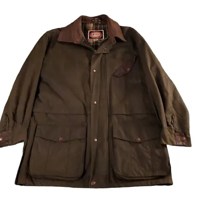 Australian Outback Collection Wax Jacket Men Small • $56.82