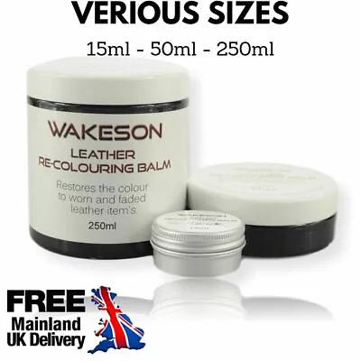 £34.99 • Buy Leather Recolouring Balm Restorer For Sofa, Chair, Bag, Jacket, Car Seats 