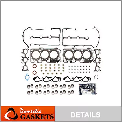 Head Gasket Set Lifters Fit 92-94 Mazda MX-3 ES GS V6 1.8 SOHC 16V K8 • $99