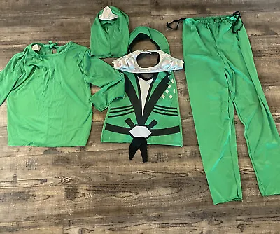 $17 • Buy Vintage Jerry Beck Power Rangers Boys' Green Ranger Classic Character Costume