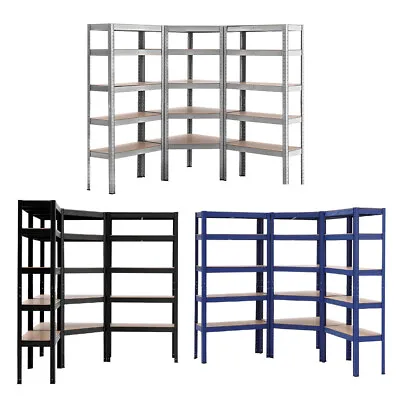 1 X Corner Garage Racking Shelving Unit & 2 X Single Racking Storage Units Sets • £49.95