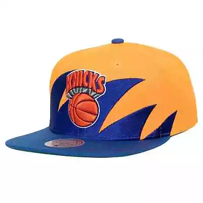 [hhss2978-nykyyppporry] Mens Mitchell & Ness Nba Ny Knicks Sharktooth Snapback • $33.99