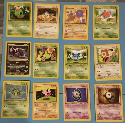 Pokémon TCG 1st Edition Neo Discovery 20 Card Lot NM Hitmontop Unown Etc • $6