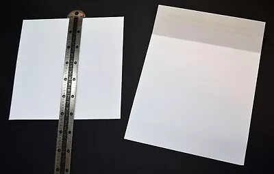 6 1/4 X 6 1/4 Bright White Square Flap Envelopes Self-sealing - 50 Pcs • $25