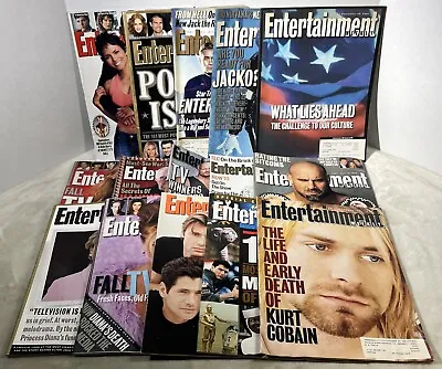 Entertainment Weekly Magazine Lot Of 15 Magazines Kurt Cobain Aaliyah Will Smith • $49.98