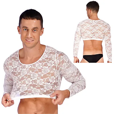 UK Men's Pyjama Top Short Sleeve Satin Shirt Solid Plain V Neckline Comfy Silky • £9.59