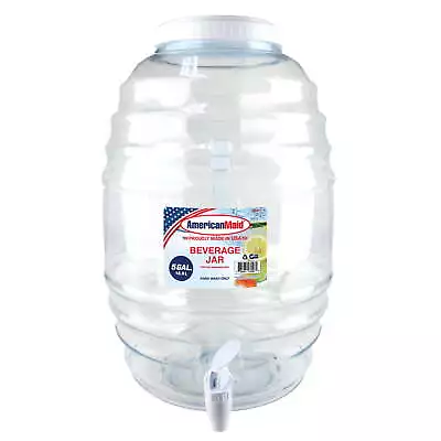 American Maid 5 Gallon Vitrolero White Beverage Dispenser • $17.86