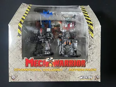 Mech Warrior Champions Action Pack Vol 1 Wizkids 4 Figures New Sealed • $34.99