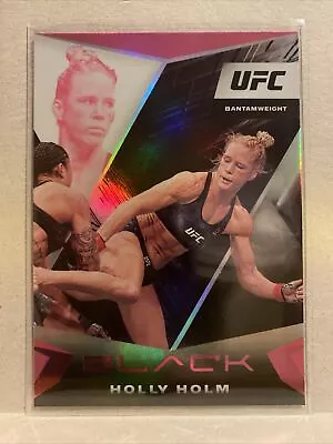 2021 PANINI CHRONICLES UFC BLACK HOLLY HOLM NO. 101 Pink • $5.13