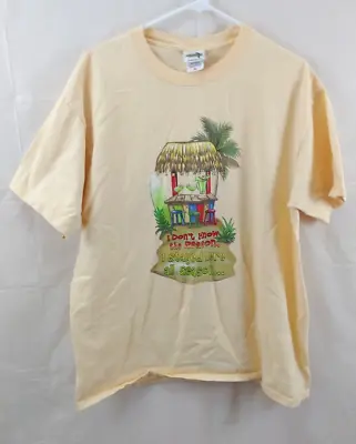 Margaritaville Mens Shirt XL Orlando Florida Preshrunk Cotton Jimmy Buffet • $18.02