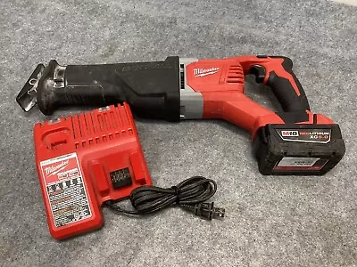 Milwaukee 2621-20 M18 SAWZALL Reciprocating Saw W/ 5Ah Battery & Charger • $139.99