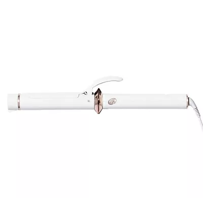 T3 Twirl 1 ¼ Inch Ceramic Professional Curling Iron With Auto Shut Off - White • $129.99