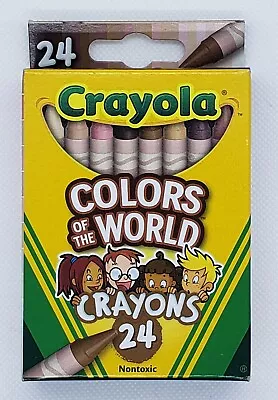 Crayola Colors Of The World Multicultural Diversity Crayons Box - 24 Ct - NEW! • $6