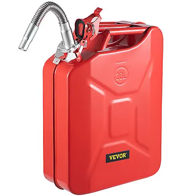 VEVOR Jerry Can 5.3 Gal / 20L Jerry Fuel Can With Flexible Spout For Cars Red • $49.99